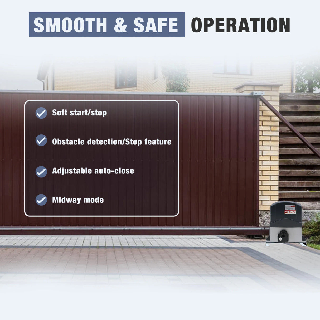Aleko Sliding Gate Opener - AR2750 - Accessory Kit ACC4