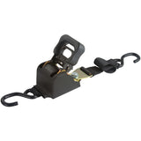 2" x 6' Retractable Ratcheting Tie-Down Strap w/S-Hook Ends