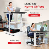 Sunny Health & Fitness Multi -Purpose Air-Drive Adjustable Standing Desk