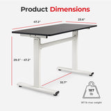 Sunny Health & Fitness Multi -Purpose Air-Drive Adjustable Standing Desk