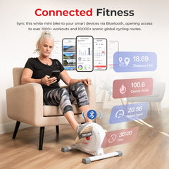 Sunny Health & Fitness Smart Mini Exercise Bike