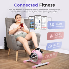 Sunny Health & Fitness Smart Mini Exercise Bike