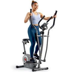 Sunny Health & Fitness Smart Compact Sit and Stand Elliptical