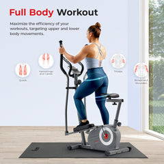 Sunny Health & Fitness Smart Compact Sit and Stand Elliptical