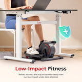 Sunny Health & Fitness Smart Motorized Under Desk Mini Elliptical