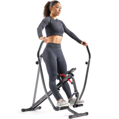 Sunny Health & Fitness Smart Full Motion Upright Row-N-Ride® Squat Assist Trainer Machine