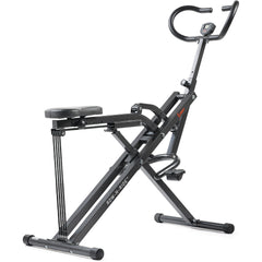 Sunny Health & Fitness Upright Row-N-Ride® Plus Squat Assist Trainer  Machine for Abs and Glute Workout