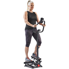 Sunny Health & Fitness Smart Twist Stepper with Handlebar