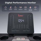 Sunny Health & Fitness Advanced Heavy Duty Auto Incline Smart Treadmill with 20" Running Deck