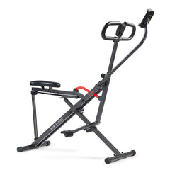 Sunny Health & Fitness Smart Upright Row-N-Ride® Squat Assist Trainer Machine for Abs and Glute Workout