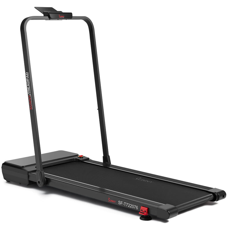 Sunny Health & Fitness Pacer 2 in 1 Auto Incline Under Desk Walking/Running Smart Treadmill