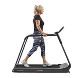 Sunny Health & Fitness Smart Motorized Treadmill with Handrails
