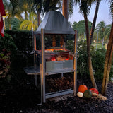 Tagwood BBQ Argentine Santa Maria Wood Fire & Charcoal Gaucho Grill all Stainless Steel | BBQ02SS OPEN FIRE COOKING - PRE-ORDER