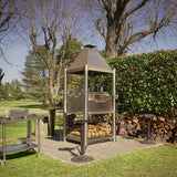 Tagwood BBQ Argentine Santa Maria Wood Fire & Charcoal Gaucho Grill all Stainless Steel | BBQ02SS OPEN FIRE COOKING - PRE-ORDER