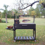 Premium Freestanding Grill Four Cooking Zones Cold-Roll Steel 304 Stainless Steel Tagwood BBQ03SI