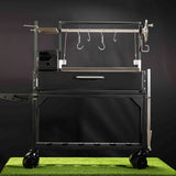 Premium Freestanding Grill Four Cooking Zones Cold-Roll Steel 304 Stainless Steel Tagwood BBQ03SI