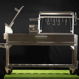 Santa Maria Style Grill enhanced with a 360° rotating Clamp Grill Tagwood BBQ06SS 5 Cooking Zones with a Firebox | PRE-ORDER