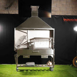 Stainless Steel Grill-Mounted Smoke Hood Tagwood ASH08 Compatible with BBQ06SS or BBQ08SS built-in grills