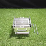 Tagwood BBQ Table Top Warming Brazier | Stainless steel and Acacia wood | BBQ07SS--