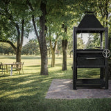 Santa Maria Stainless Steel Grill Tagwood BBQ12SI 360-degree grilling encounter