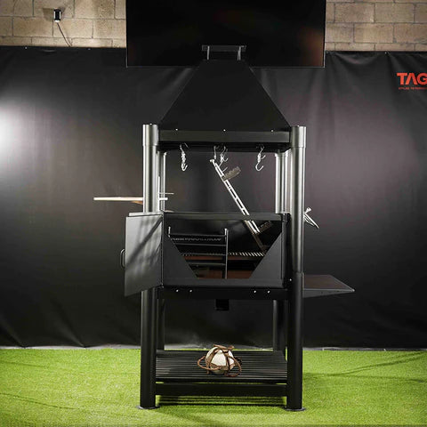 Santa Maria Stainless Steel Grill Tagwood BBQ12SI 360-degree grilling encounter
