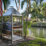 Argentine Santa Maria BBQ Grill All Stainless Steel with Brasero and Accessories Tagwood BBQ12SS