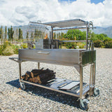 Premium XL Stainless Steel Charcoal Grill Tagwood BBQ26SS - 2600 sq. in. of Grilling Space