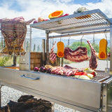 Premium XL Stainless Steel Charcoal Grill Tagwood BBQ26SS - 2600 sq. in. of Grilling Space