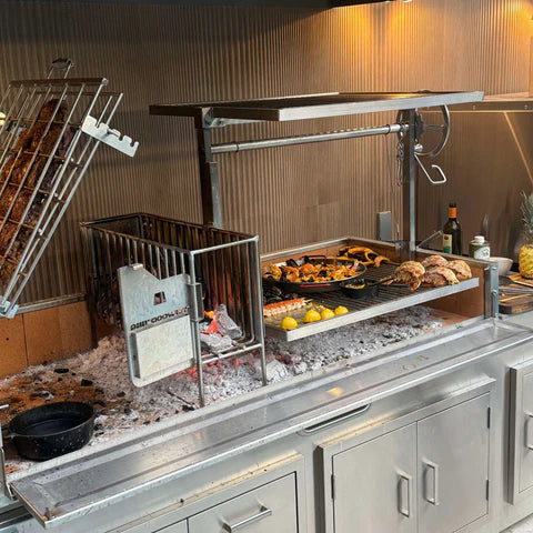 Tagwood BBQ Argentine Santa Maria Wood Fire & Charcoal Gaucho Grill | BBQ28SS