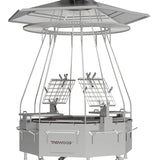 Argentine Stainless Steel BBQ Grill TAGWOOD BBQ37SS with 2 Clamp Grills