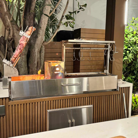 Argentinian Gaucho Style Grill Tagwood BBQ08SS with an estimated total grilling area up to 1,600 sq. in. | PRE-ORDER