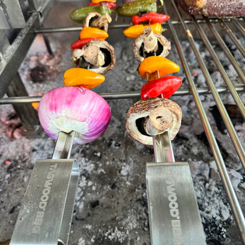 Tagwood V shape stainless steel BBQ skewers 1 UNIT)