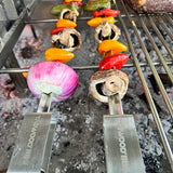 Tagwood V shape stainless steel BBQ skewers 1 UNIT)