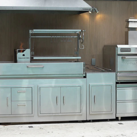 Tagwood BBQ Argentine Santa Maria Wood Fire & Charcoal Gaucho Grill | BBQ28SS