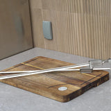 Tagwood V shape stainless steel BBQ skewers 1 UNIT)