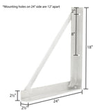 Mounting Brackets for Underbody Trailer Tool Cabinets