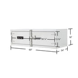 Diamond Plate Underbody Trailer Toolbox – Lockable