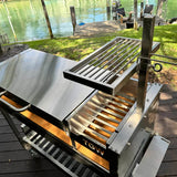 Argentinian Freestanding Charcoal Grill Tagwood BBQ18SS 304 SS with Shovel Poker & Heavy-Duty Casters for Mobility - PRE-ORDER