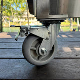 Argentinian Freestanding Charcoal Grill Tagwood BBQ18SS 304 SS with Shovel Poker & Heavy-Duty Casters for Mobility - PRE-ORDER