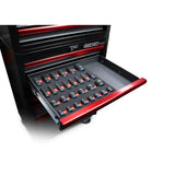 Boxo 28-Piece ½” Drive SAE Impact Socket Set | 2/3 Drawer EVA Foam