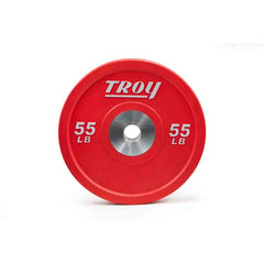 Troy 340 lbs to 680 lbs Colored Competition Style Premium Rubber Bumper Plates