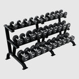 TROY DR-15 3 Tier 15 Pair Dumbbell Saddle Rack
