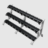 TROY DR-15 3 Tier 15 Pair Dumbbell Saddle Rack