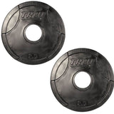 TROY GO-R Rubber Encased Olympic Grip Plate