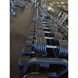 TROY PFD-R Pro-Style Black Dumbbell Straight Handle & Rubber Endcaps