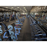 TROY PFD-R Pro-Style Black Dumbbell Straight Handle & Rubber Endcaps