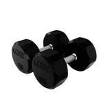 Troy TSD-R 12-Sided Rubber Encased Dumbbell Sets (5 lb Increments)