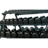 Troy TSD-R 12-Sided Rubber Encased Dumbbell Sets (5 lb Increments)