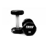 Troy TSD-U 12-Sided Urethane Encased Dumbbell Sets (Sold in 5 lb Increments)