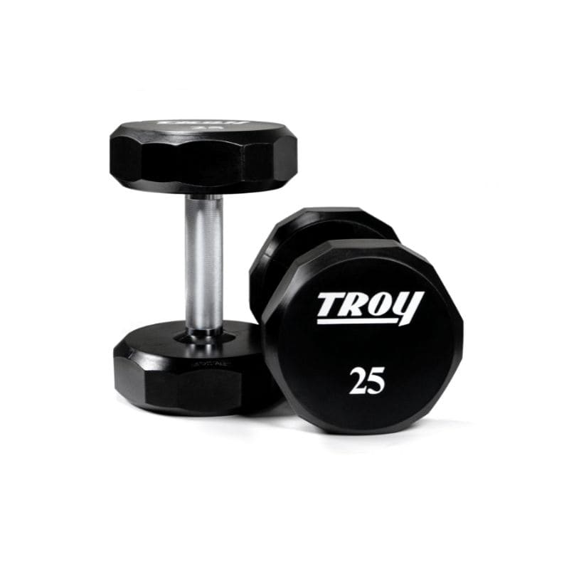 Troy TSD-U 12-Sided Urethane Encased Dumbbell Sets (Sold in 5 lb Increments)